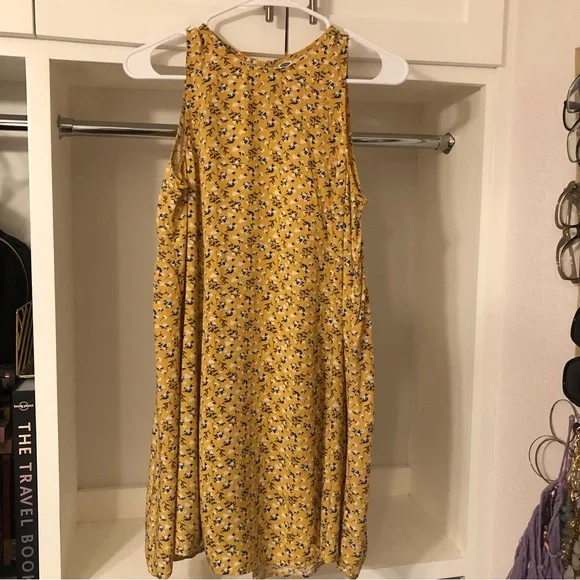 gap open back dress Women's Floral Boatneck Open-Back Mini Dress by Gap Purple Floral Size XXL